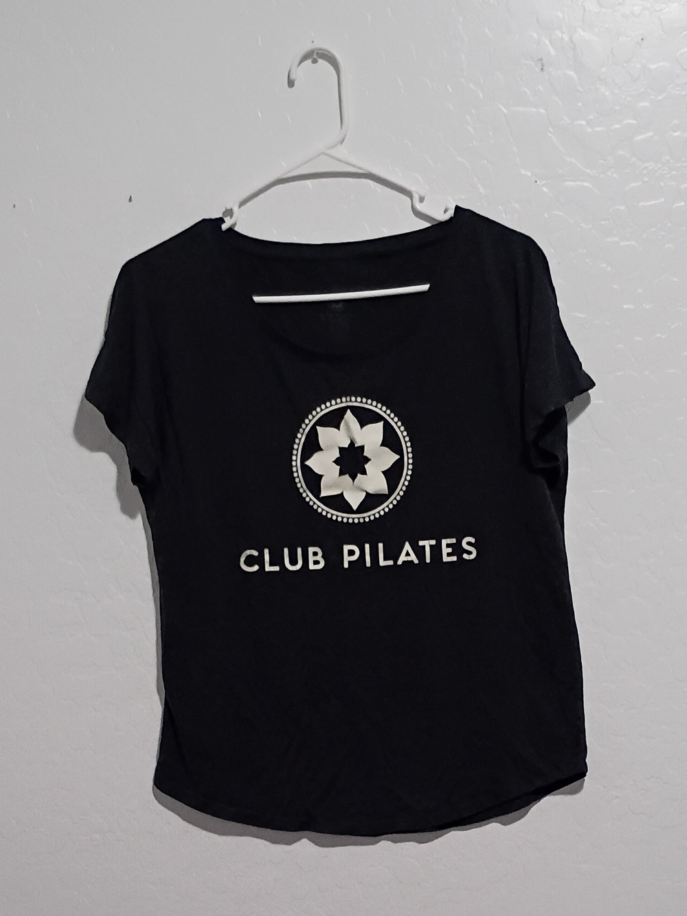 Dark GrayLogo Women's Pilates Top From Local Club Pilates Fitness